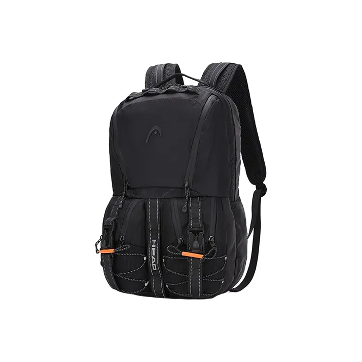 HEAD Nylon Backpack Regular Unisex Black/Gray-0