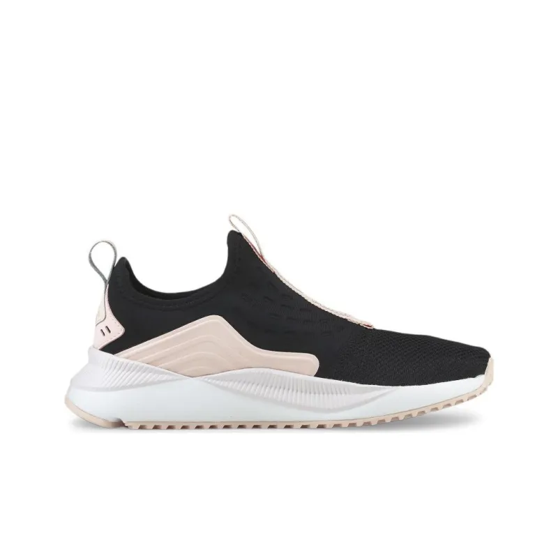 PUMA Pacer Future Slip on Low Tops Black Pink-1