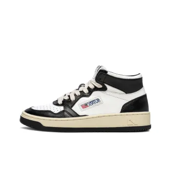 AUTRY Medalist Mid 'White Black'