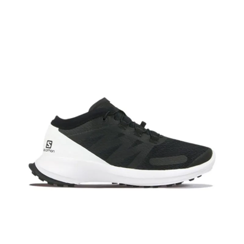 SALOMON SENSE FLOW W Anti-Slip Wear-Resistant Low-Top Outdoor Shoes Black White-1