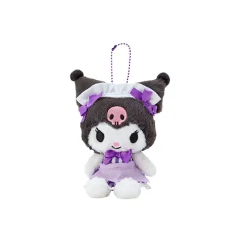 Sanrio Kuromi Maid Diner Dolls Plush Pendant 15cm High