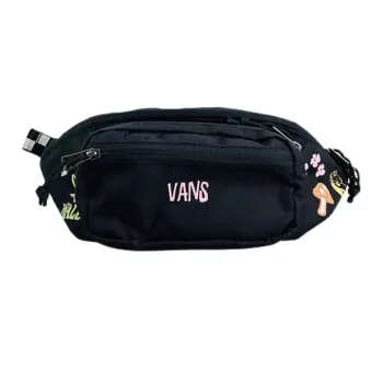 Vans Polyester Crossbody Small Sling Bag Fanny Pack Unisex Black