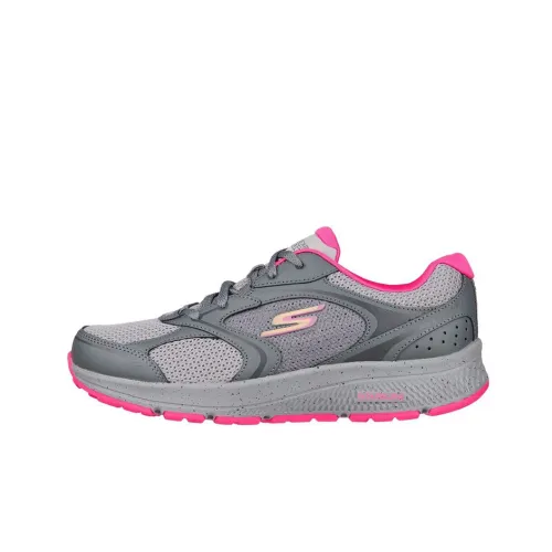 Skechers Go Run Consistent Running Shoes Women's Low-Top Gray/Pink
