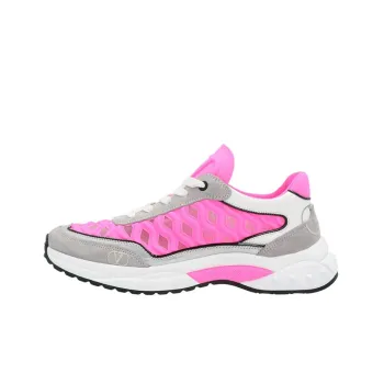 Valentino Women's Ready Go Runner 'Grey Bright Pink'