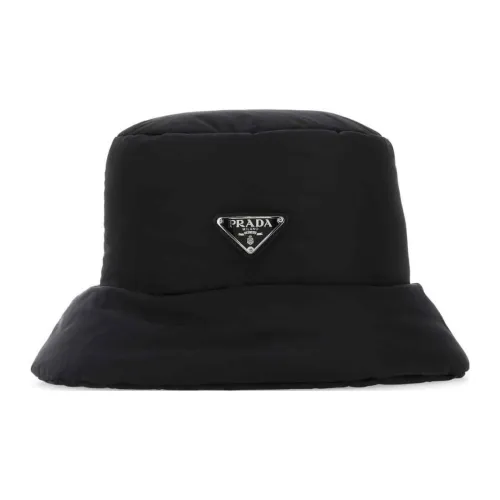 PRADA Bucket Hats Unisex Black