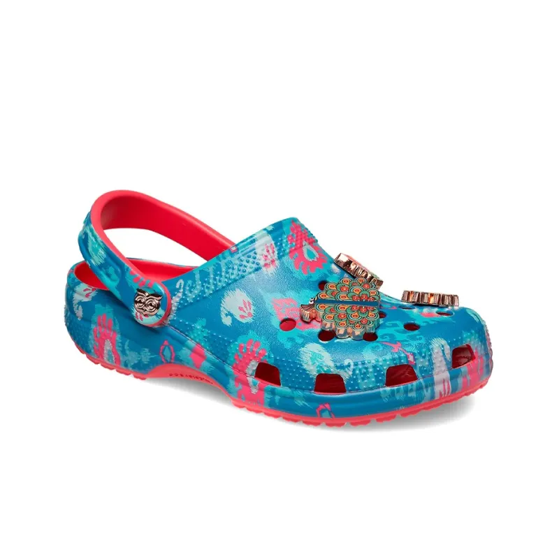 Crocs Classic Clog Chumbak Ikkat & Paisleys Blue-1