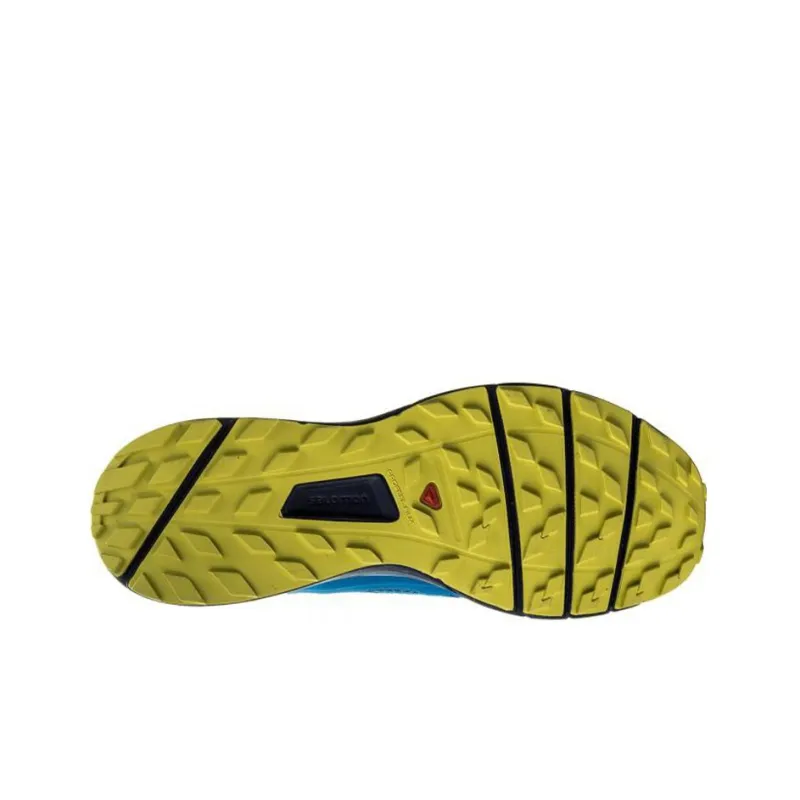 SALOMON Sense Ride 4 Low-Top Outdoor Shoes Men's Blue Yellow-4