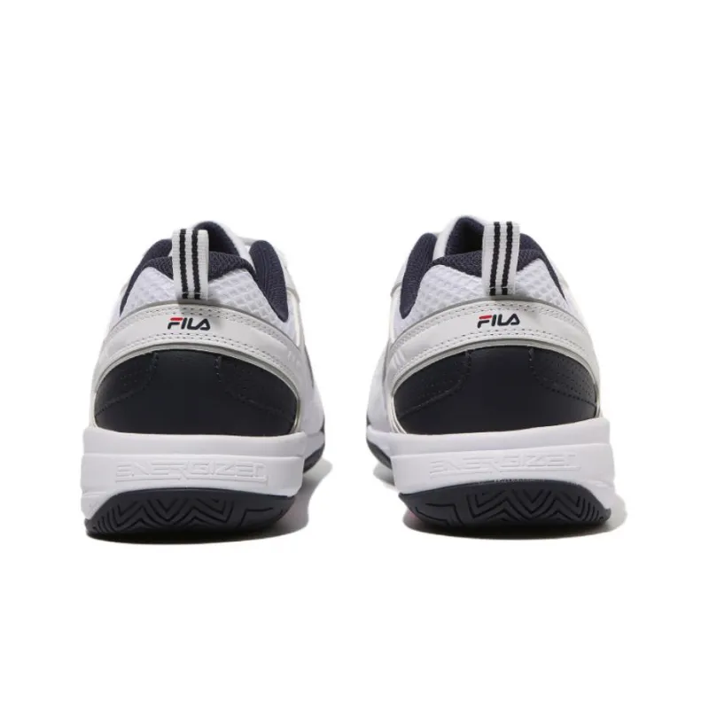 FILA Stroke 2 T3 Cushioning Anti-Slip And Wear-Resistant Low-Top Tennis Shoes Men's White Gray Korean Style-3