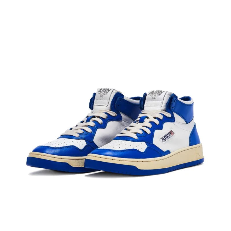 AUTRY Contrast-panelled Hi-top Sneakers-2