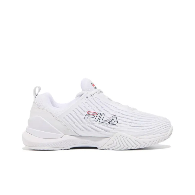 FILA Slip Resistant Low Top Tennis Shoes Unisex White-1