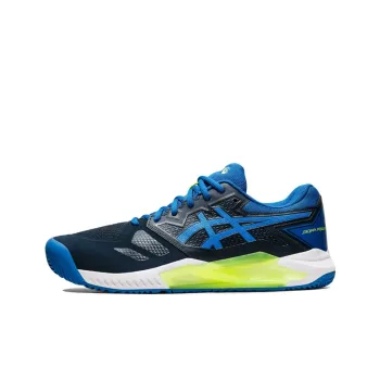 Asics Gel-Challenger 13 Anti-Slip Wear-Resistant Low-Top Tennis Shoes Men's Black Blue