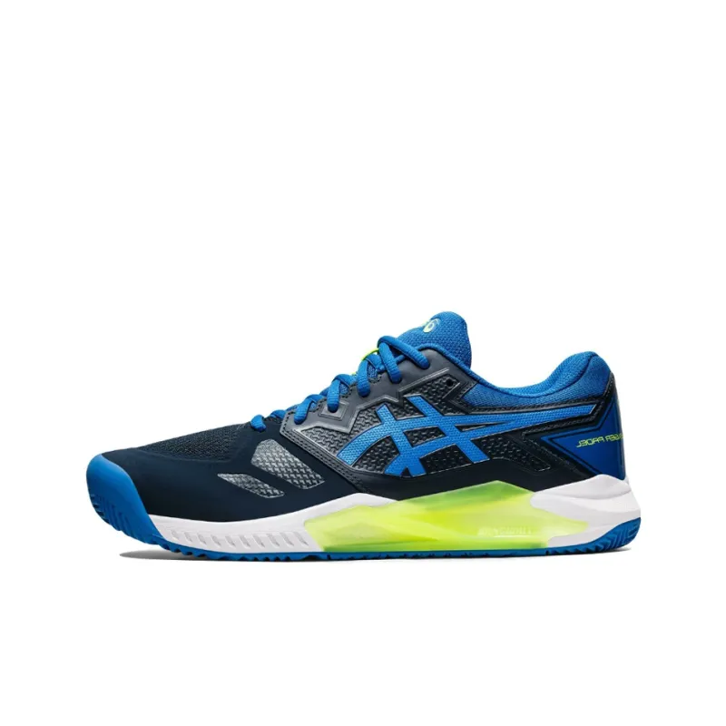 Asics Gel-Challenger 13 Anti-Slip Wear-Resistant Low-Top Tennis Shoes Men's Black Blue-0