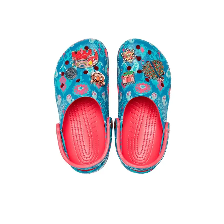 Crocs Classic Clog Chumbak Ikkat & Paisleys Blue-2