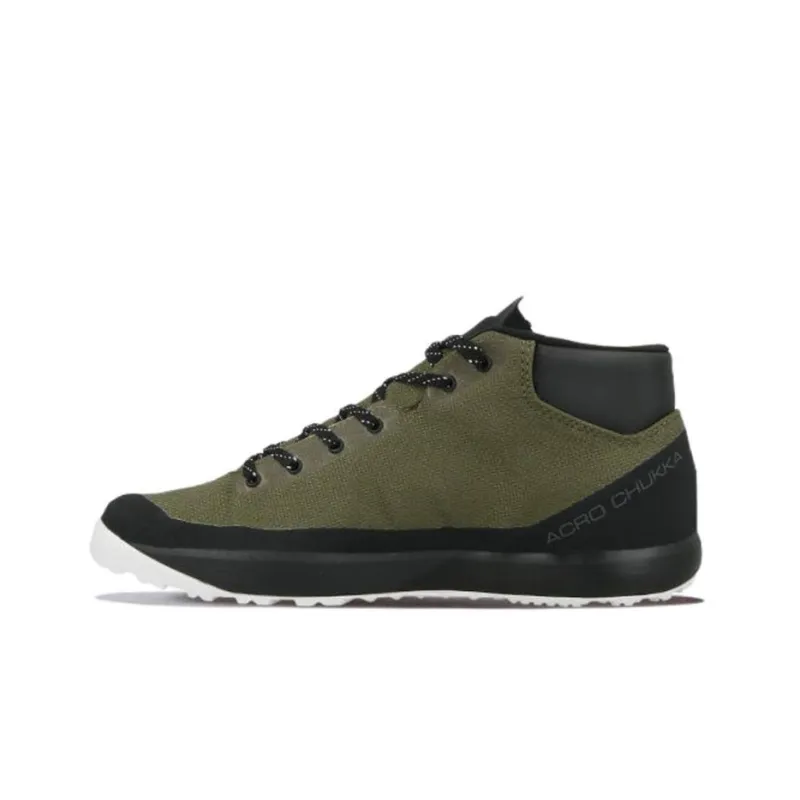 SALOMON Acro Chukka Wr 2 Anti-Slip And Wear-Resistant Lightweight Mid-Top Outdoor Shoes Women's Green Black-0