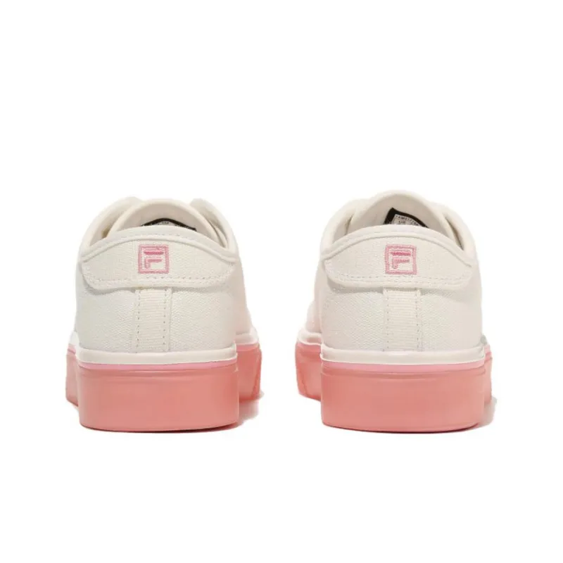 FILA Grand Est Skateboard Shoes Women's Low Top White/Pink-3