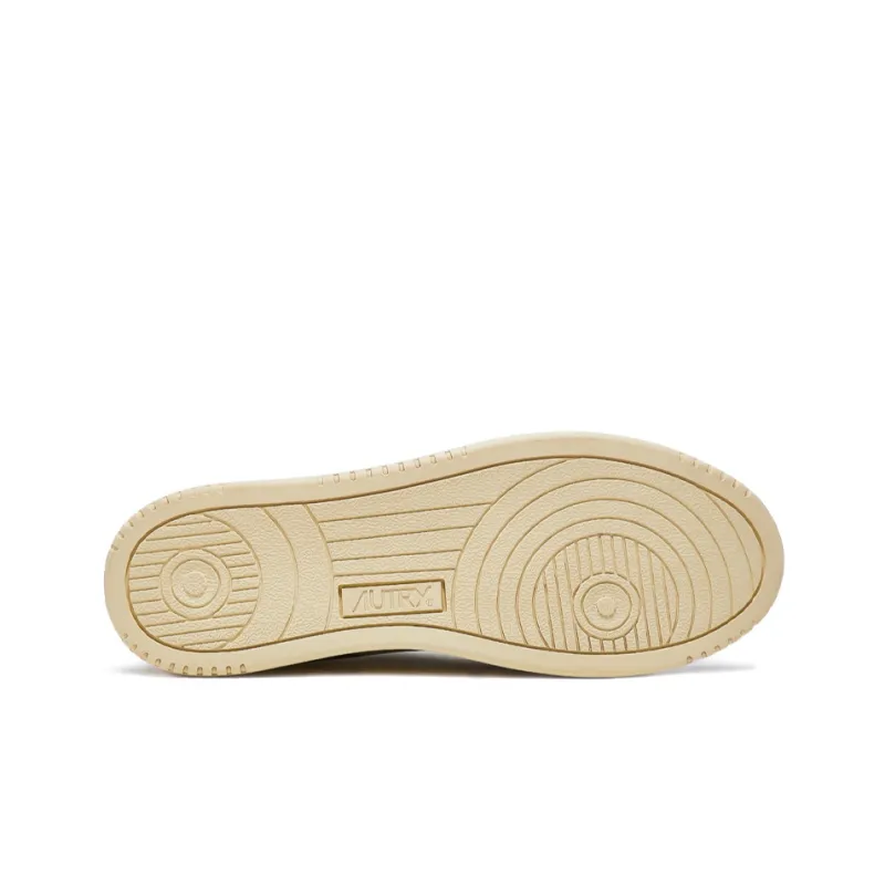 AUTRY Medalist Low Leather And Suede Logo 'White Multicolor'-3