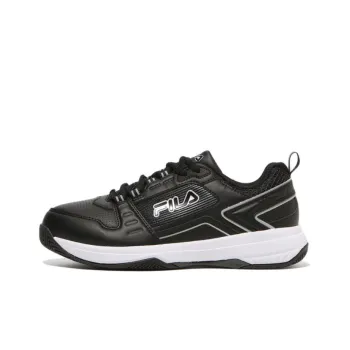 FILA Stroke 2 T3 Cushioning Anti-Slip And Wear-Resistant Low-Top Tennis Shoes Men's Black White Korean Style