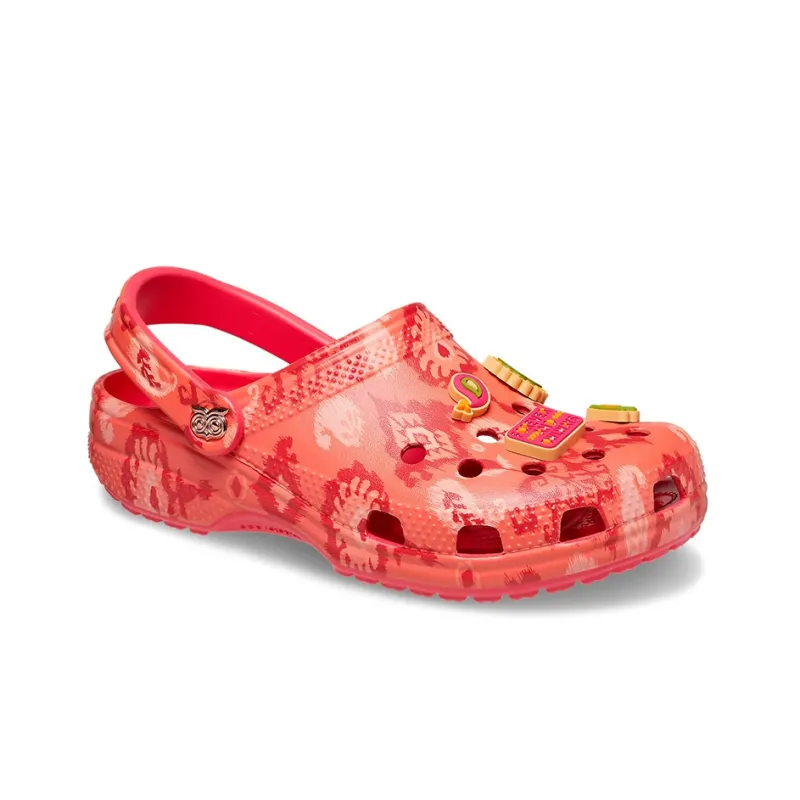 Crocs Classic Clog Chumbak Ikkat & Paisleys Red-1