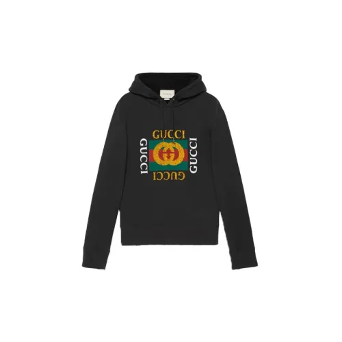 GUCCI Sweatshirt with Gucci Logo Black 