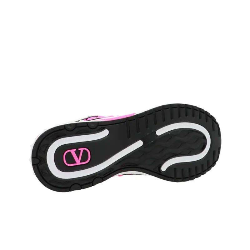 Valentino Women's Ready Go Runner 'Grey Bright Pink'-4