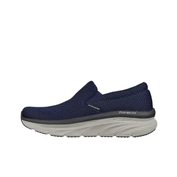 Skechers D'lux Walker Casual Shoes Men Low Top Marine Blue/Ecru