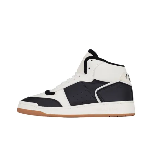 SAINT LAURENT SL/80 Round Toe Mid-Top Sneakers Women's