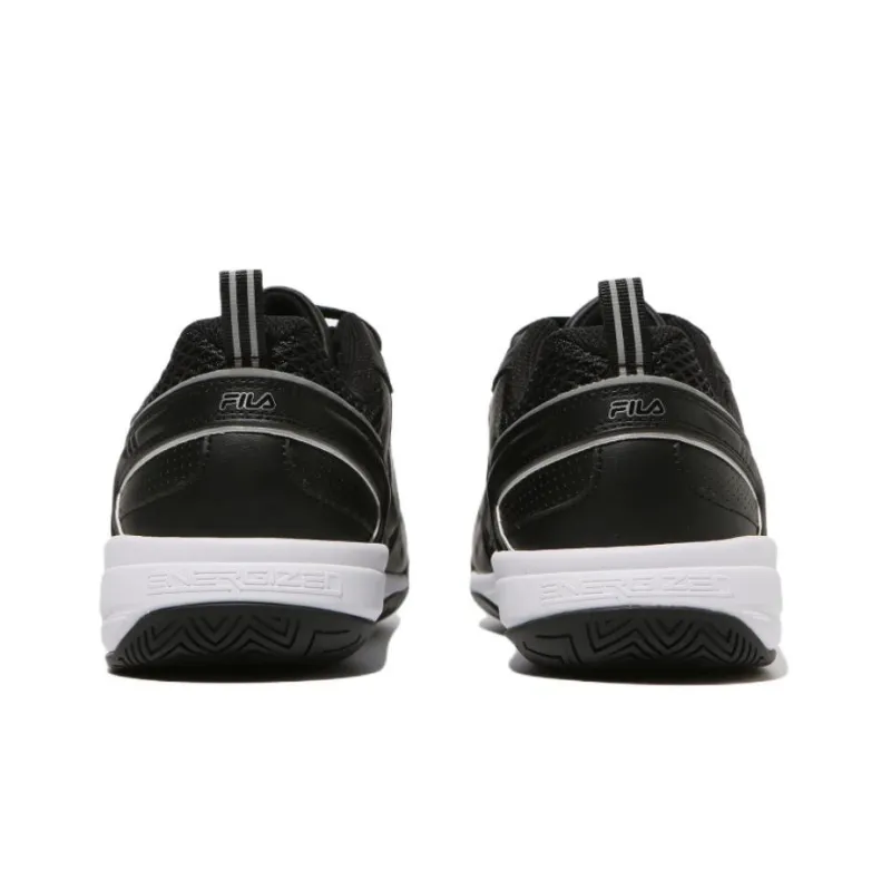 FILA Stroke 2 T3 Cushioning Anti-Slip And Wear-Resistant Low-Top Tennis Shoes Men's Black White Korean Style-3