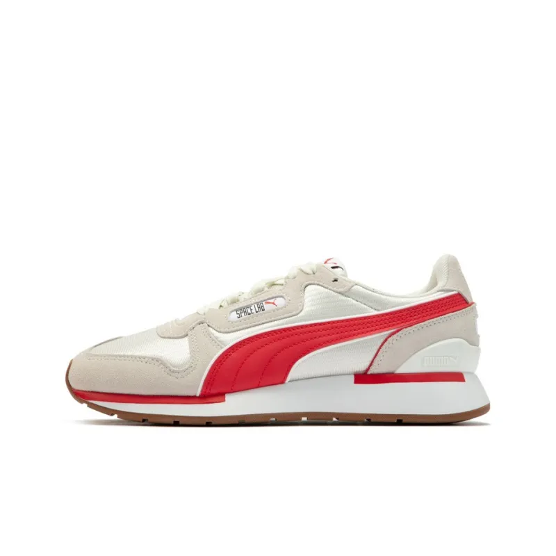 PUMA Space Lab Athleisure Casual Sports Shoe Unisex White Red-0