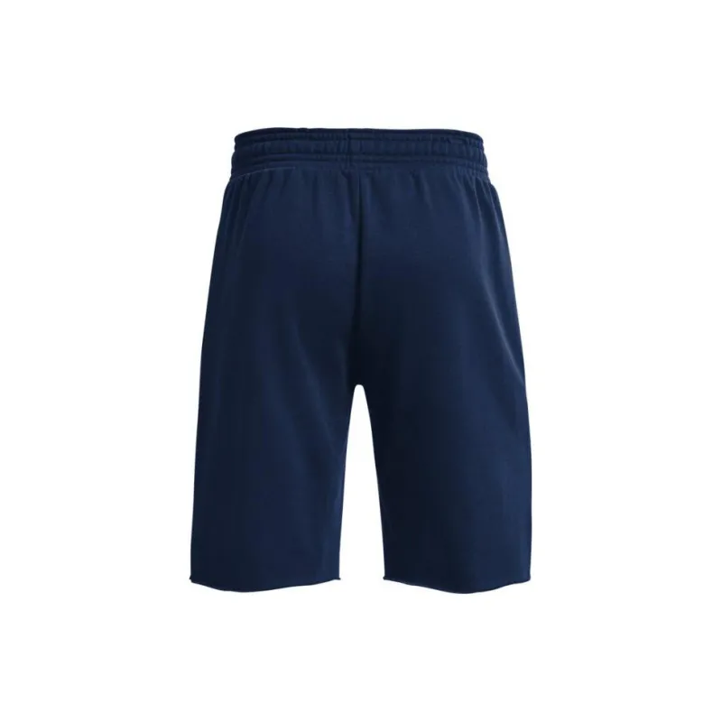 Under Armour Men's Project Rock Heavyweight Terry Shorts Dark Blue-1