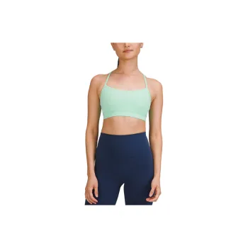 Lululemon Flow Y Yoga Tank Tops Women's Wild Mint Green