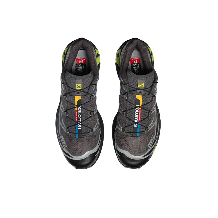 SALOMON XT 6 'Brown Neon Green'-3