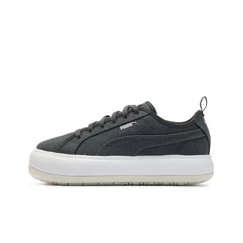 Puma Women's Suede Mayu Canvas 'Ebony'