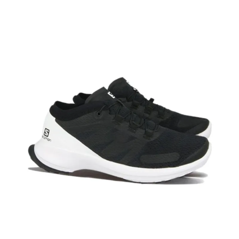 SALOMON SENSE FLOW W Anti-Slip Wear-Resistant Low-Top Outdoor Shoes Black White-2