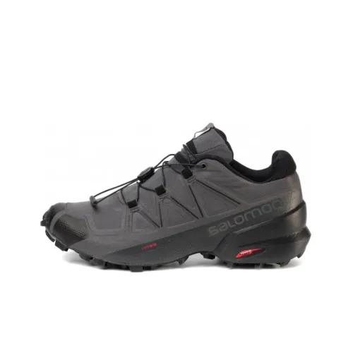 SALOMON Speedcross 5 Hiking / Trekking Shoes Unisex Low-Top Black/Blue