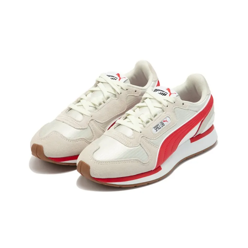 PUMA Space Lab Athleisure Casual Sports Shoe Unisex White Red-2