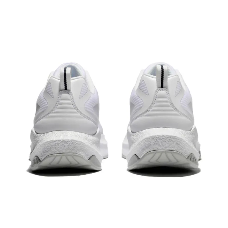 FILA Nre E3 Cushioning Anti Slip And Wear Resistant Low Top Casual Shoes Unisex White Korean Style-3