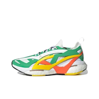 Adidas Solarglide Stella McCartney Green Cloud White Semi Impact Orange Women's