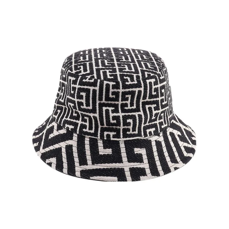 BALMAIN Canvas Bucket Hat Paris Logo-0