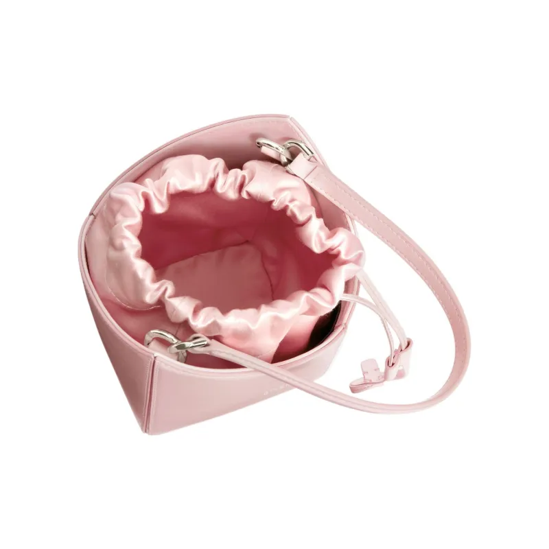 GIVENCHY Cut out Smooth Cow Leather Bucket Bag, Shoulder Bag, Handbag Mini Women's Light Pink-3