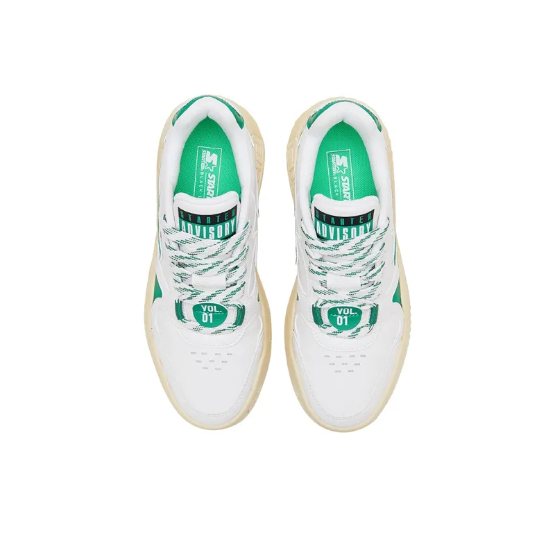 STARTER Skateboard Shoes Women's Low Top Green/White-4