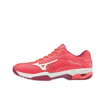 Mizuno Wave Exceed Tour 3 Ac Lightweight Wear-resistant And Non-slip Low-Top Tennis Shoes Women's Red