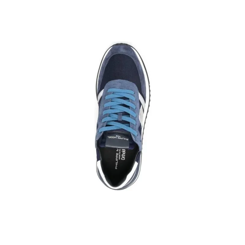 PHILIPPE MODEL Paris Logo-patch Panelled Sneakers-3