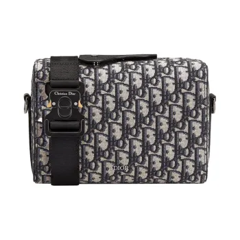 DIOR Lingot Cow Leather Messenger Bag, Shoulder Bag, Crossbody Bag Men's
