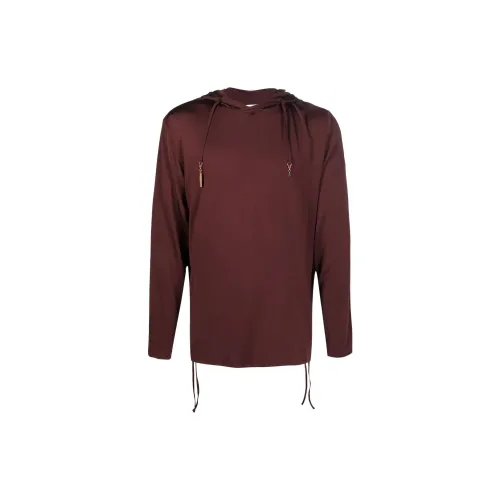 Marine Serre Sweatshirts Men Brown