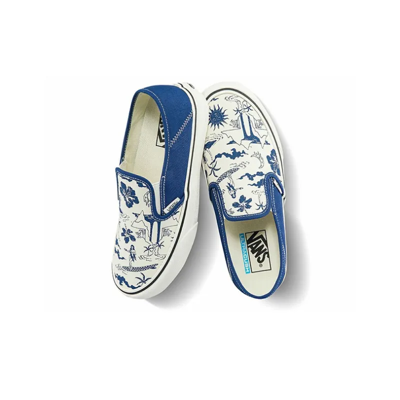 Vans Slip On Sf Funny Printing True Navy-3