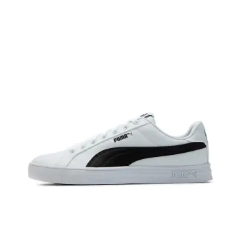 PUMA Smash Vulc Retro Casual Skateboarding Shoes Unisex White Black Shoe 'White Black'