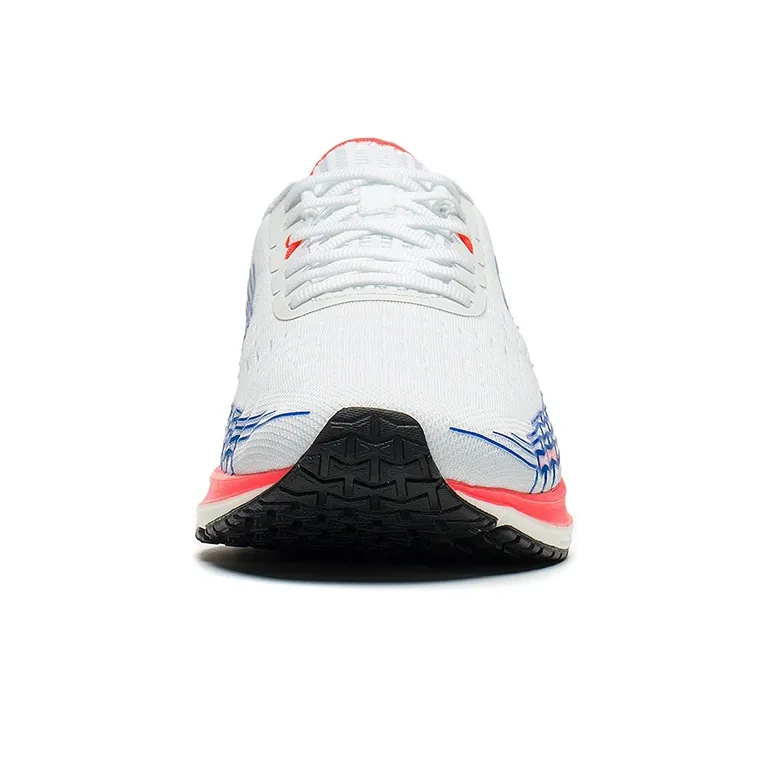 LiNing Li Ning Running Collection Breathable And Resilient Low Top Running Shoes Men's White Blue-4