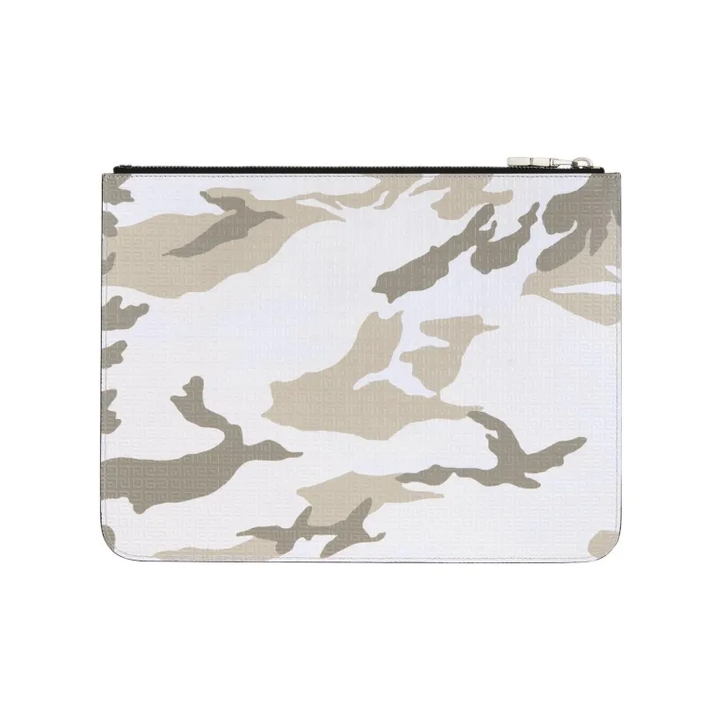 Givenchy Cow Leather Coin Purse Card Holder Wallet Men's Army Green-1