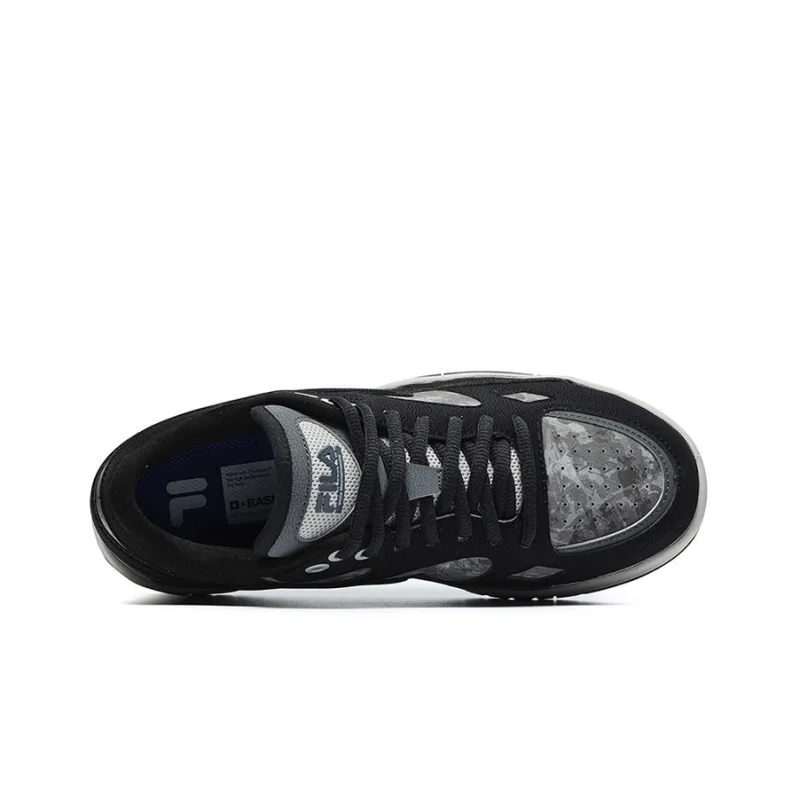 FILA FUSION FILA FUSION Hakusan L Collaboration Collection Wear-Resistant Low-Top Skateboard Shoes Women's Castle Gray-2
