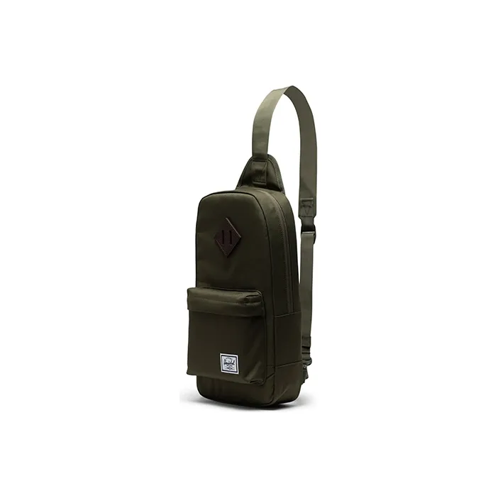 Herschel Polyester Crossbody Bag Regular Unisex HERITAGE SHOULDER Evergreen Ivy Green-1